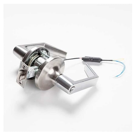 Architectural Control Systems Storeroom/Closet Lever Lockset Modified Fail Secure Operation Power Unlock, AU Lever Design,  C1520M-AU-5405LN-626